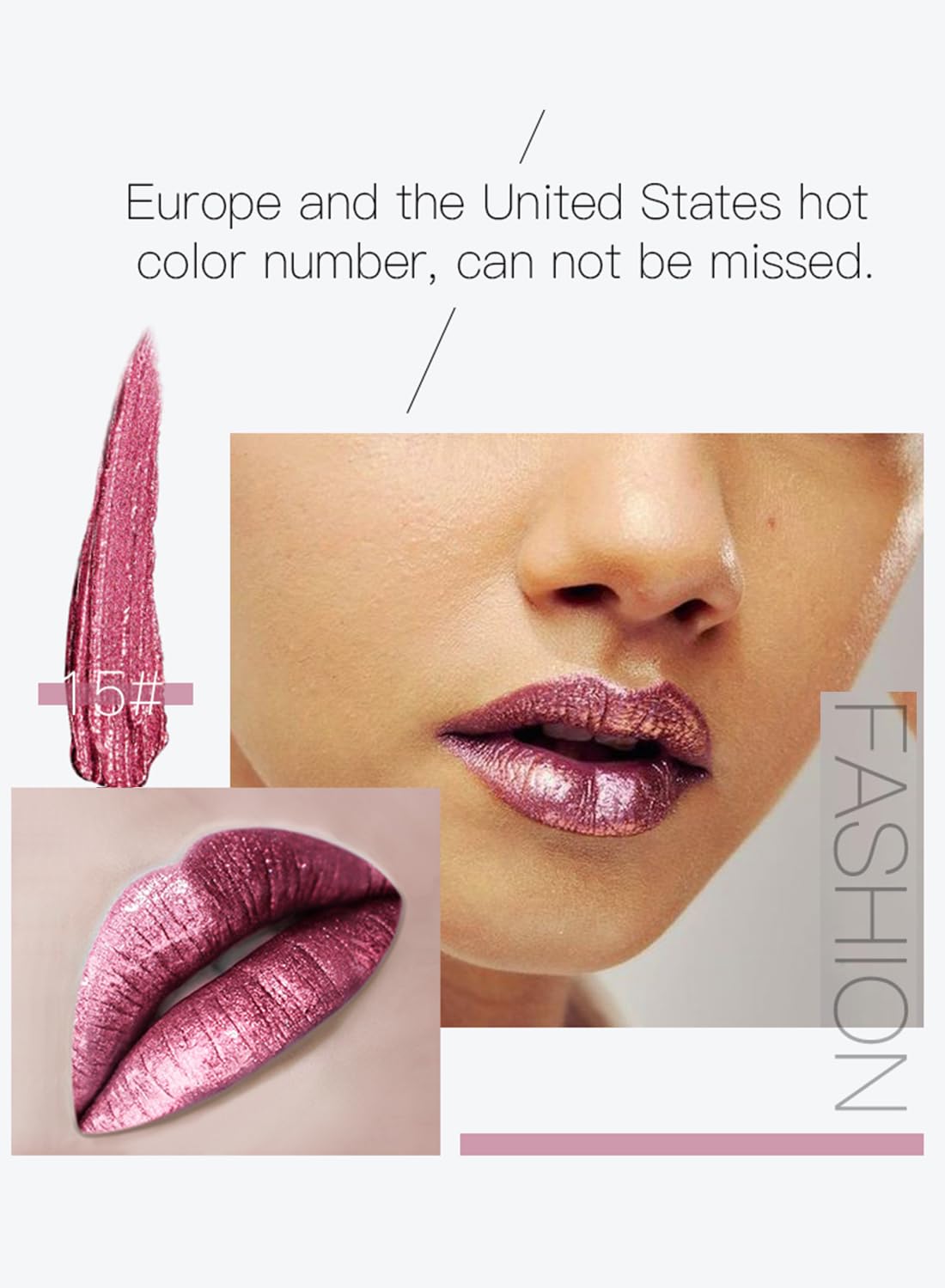 Glitter Lip Gloss, Shimmer Metallic Liquid Lipstick, Moisturizing Waterproof Long Lasting Multi-Used Lip Makeup for Party DIY Daily Use, for Lips Cheeks Eyes