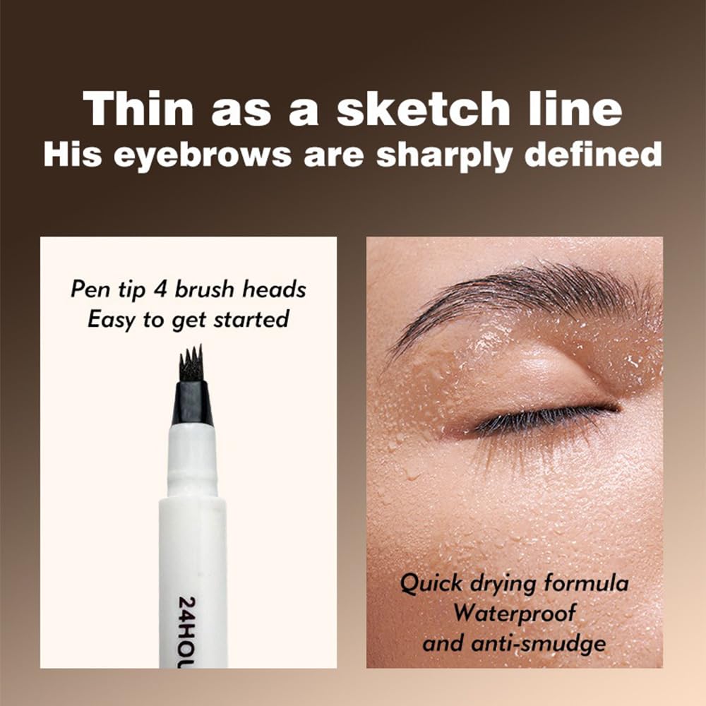Eyebrow Pencil Liquid with 4 Fork Tip