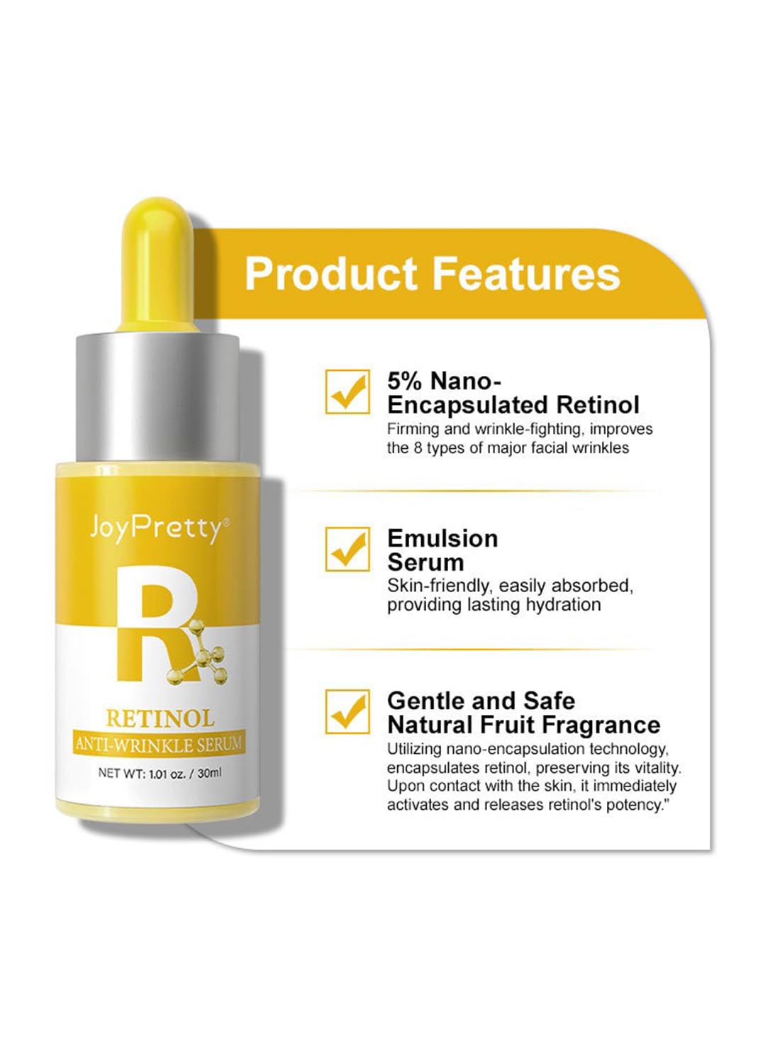 Facial Serum Kit, Anti-Aging Day & Night Face Treatment Essence Set