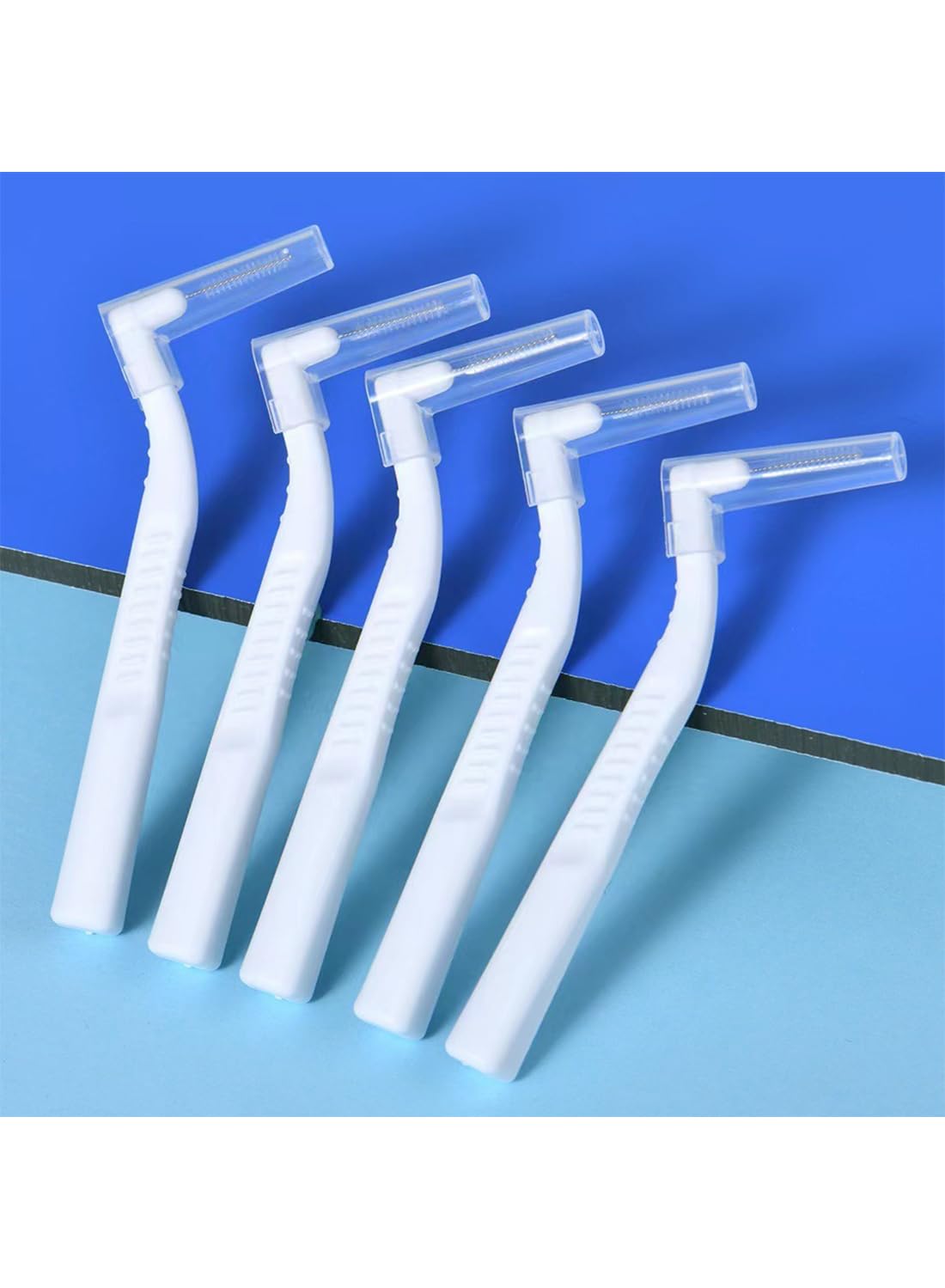 10Pcs L-Shaped Interdental Brushes Set