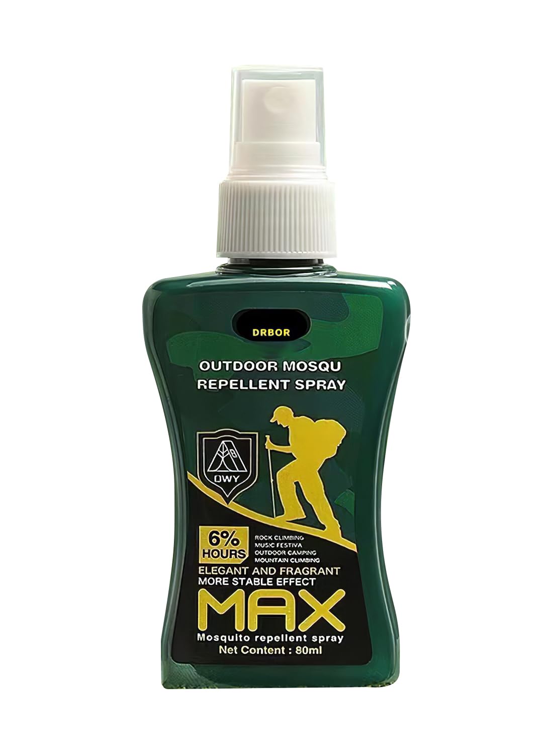 Outdoor Mosque Repellent Spray, All Natural Deet-Free Insect Repellents 80ml