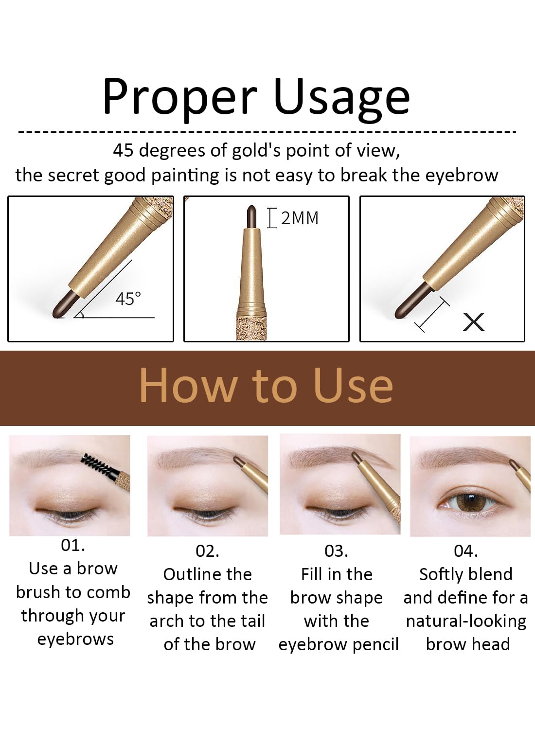 Eyebrow Stamp Shaping Kit