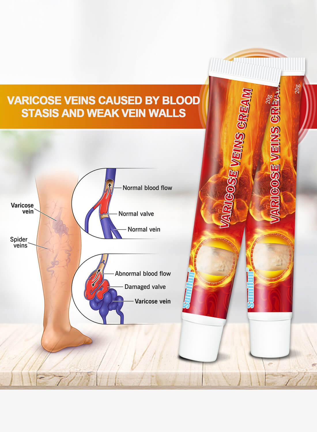 Sumifun Varicose Veins Treatment Cream