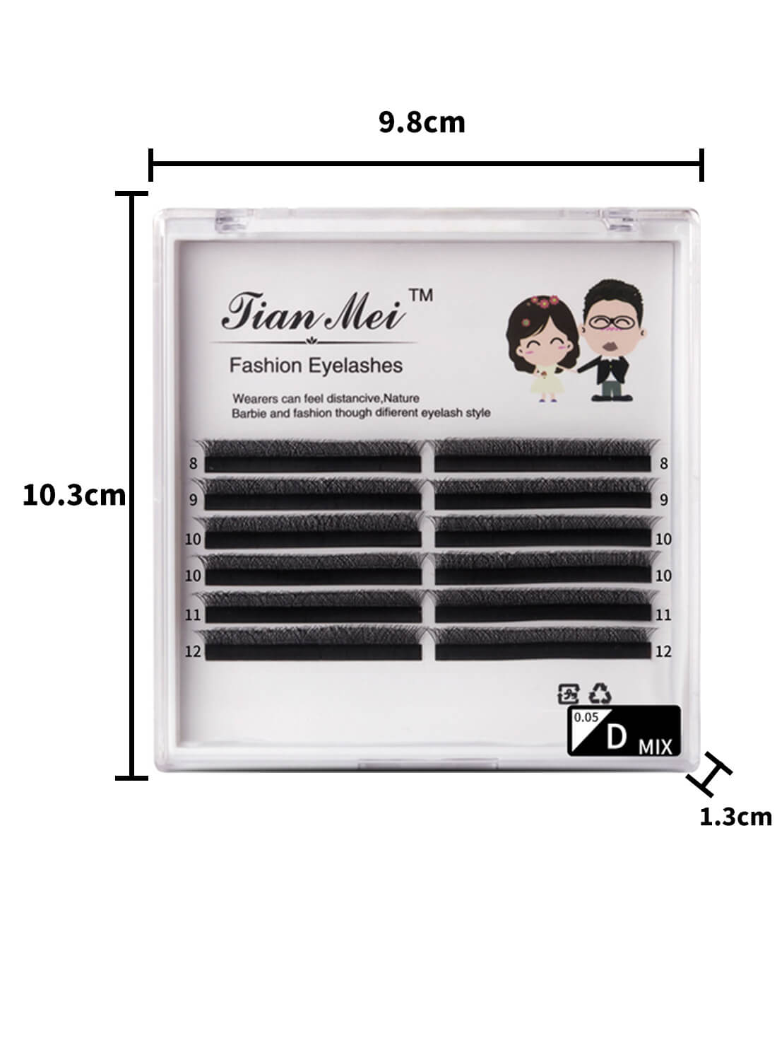 JIANMEI Fake False Eyelashes Grafting