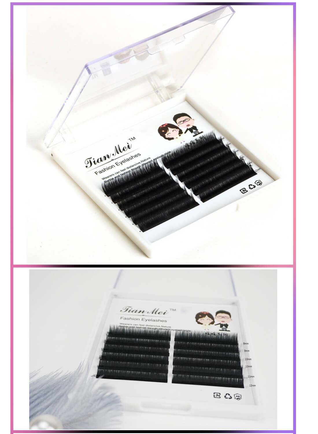 JIANMEI Fake False Eyelashes Grafting