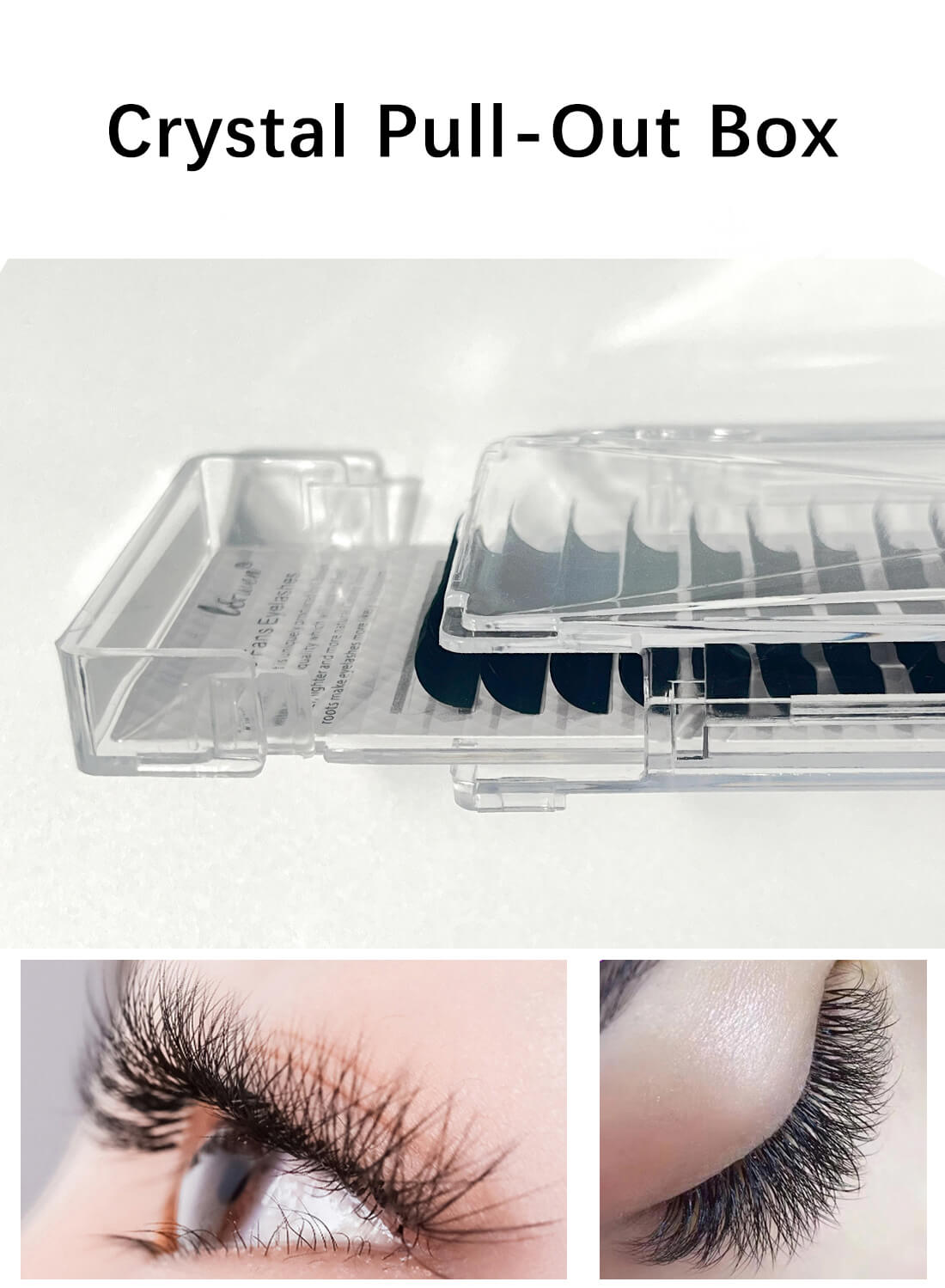 L&wen Auto Fans Fake False Eyelashes for Extension Grafting