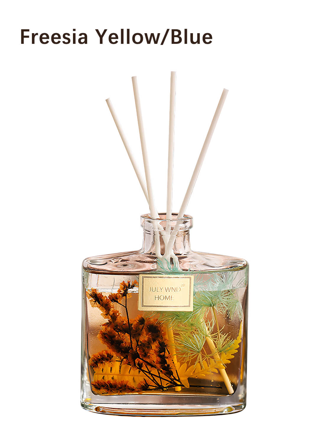 JULY WND Flower Reed Diffuser with Incense Diffuser Sticks 120ml