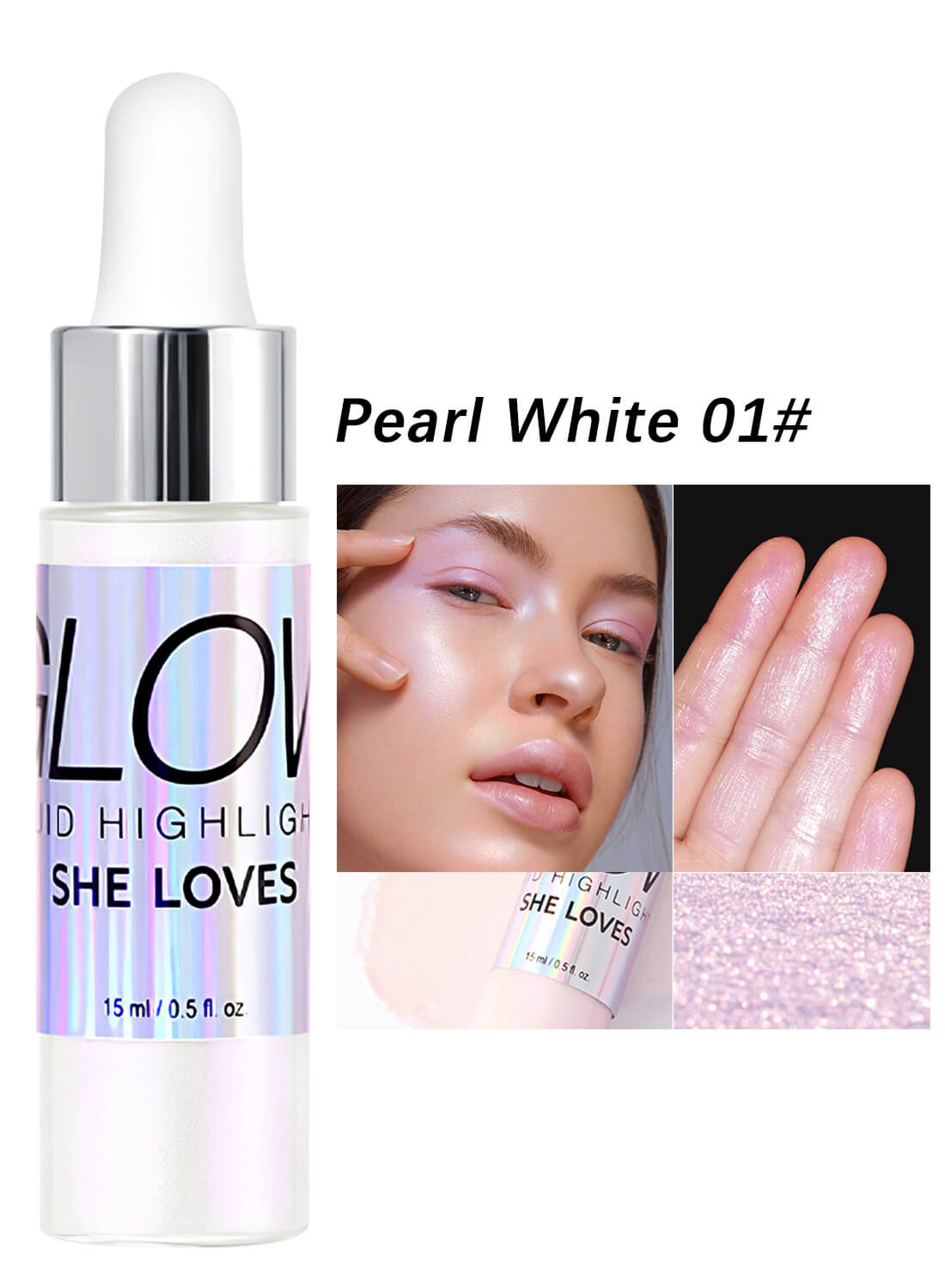 She Loves Liquid Highlighter Shimmer Body Oil 15ml