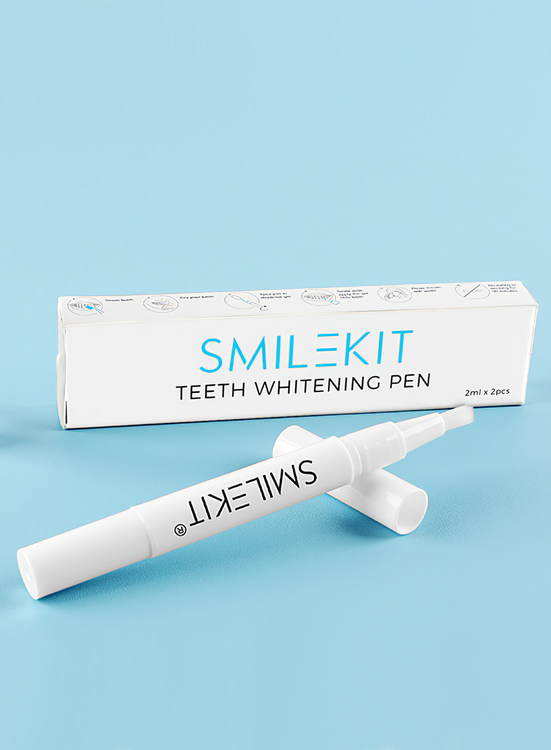 SMILEKIT 2Pcs Teeth Whitening Pen Kit