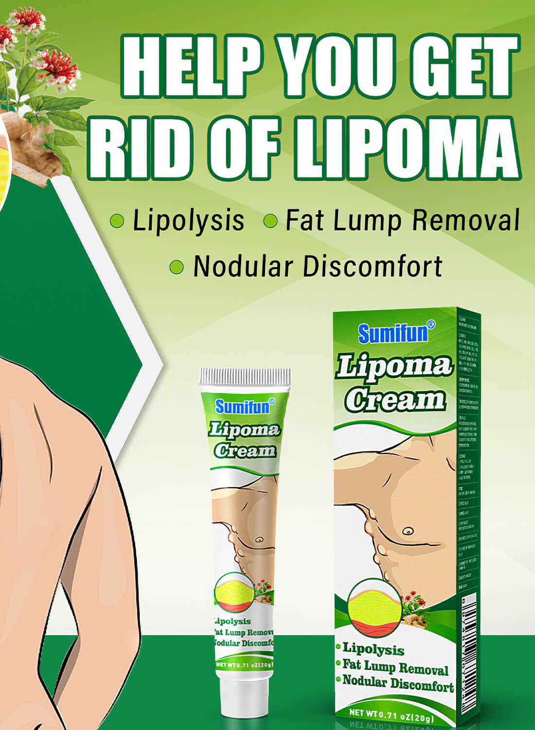 Sumifun Lipoma Removal Cream 20g