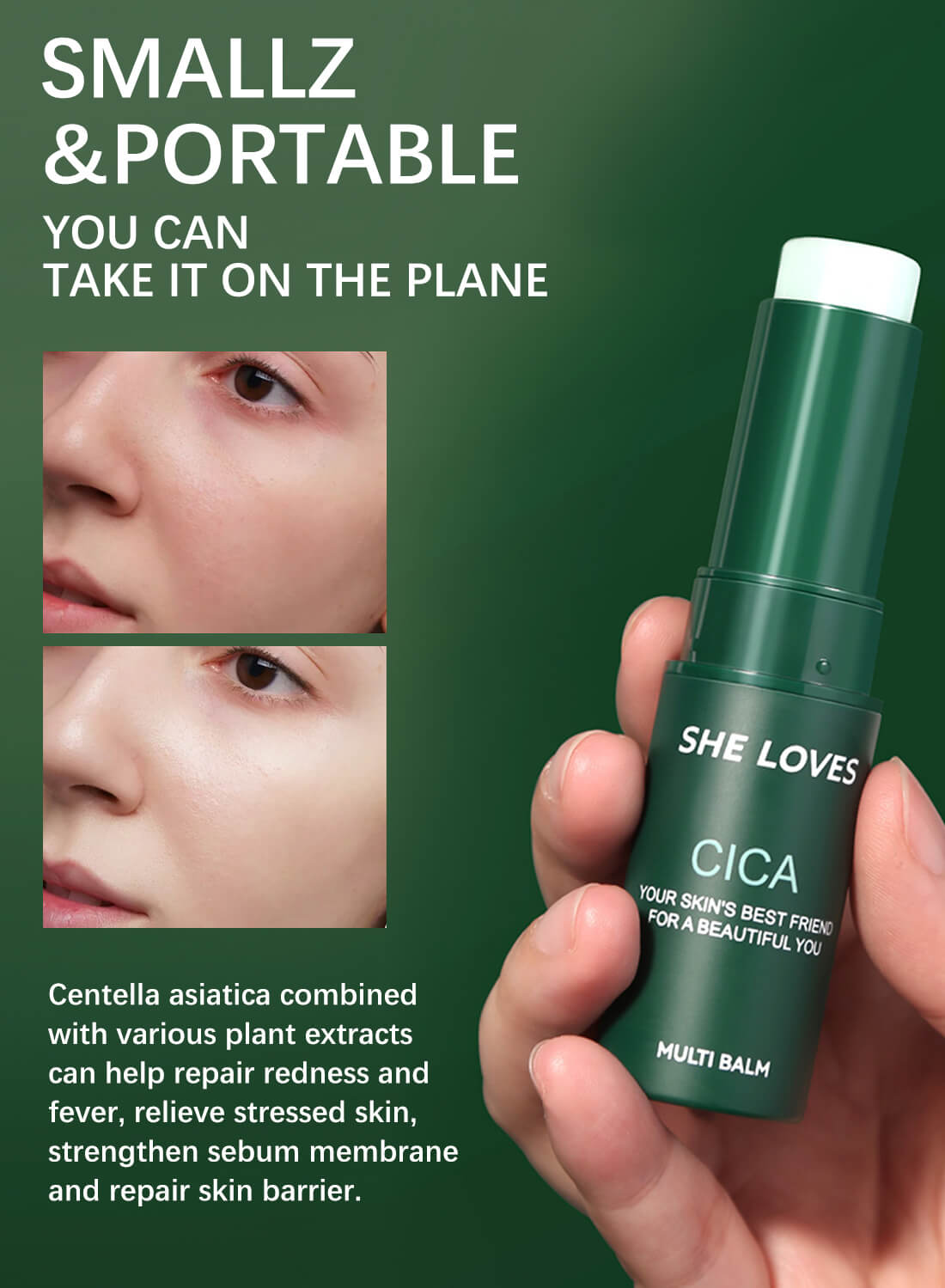 SHELOVES Cica Soothing Multi Balm