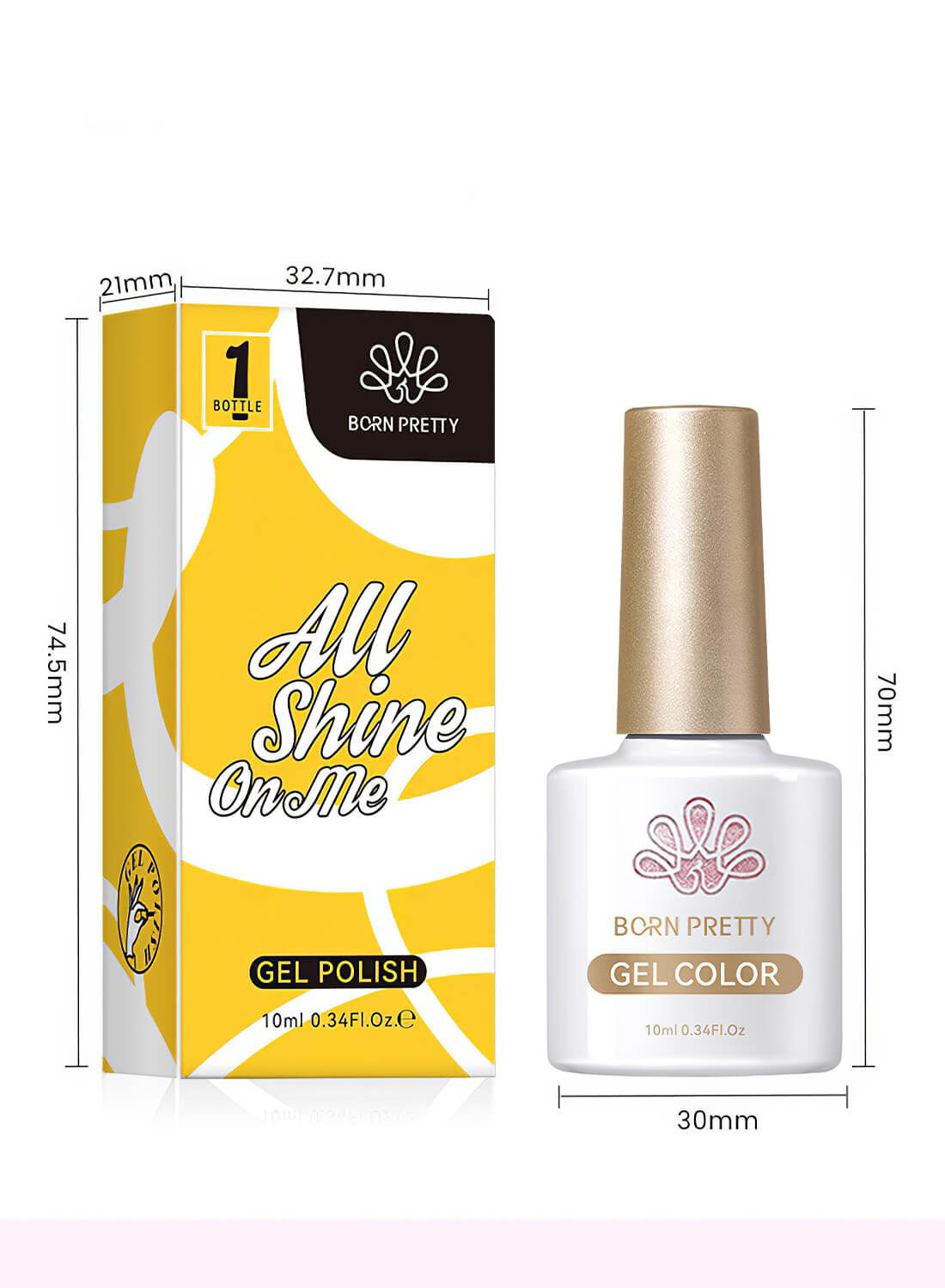 Mirror Shiny Sparkle Magic Holographic Cat Eye Nail Polish Gel 10ml