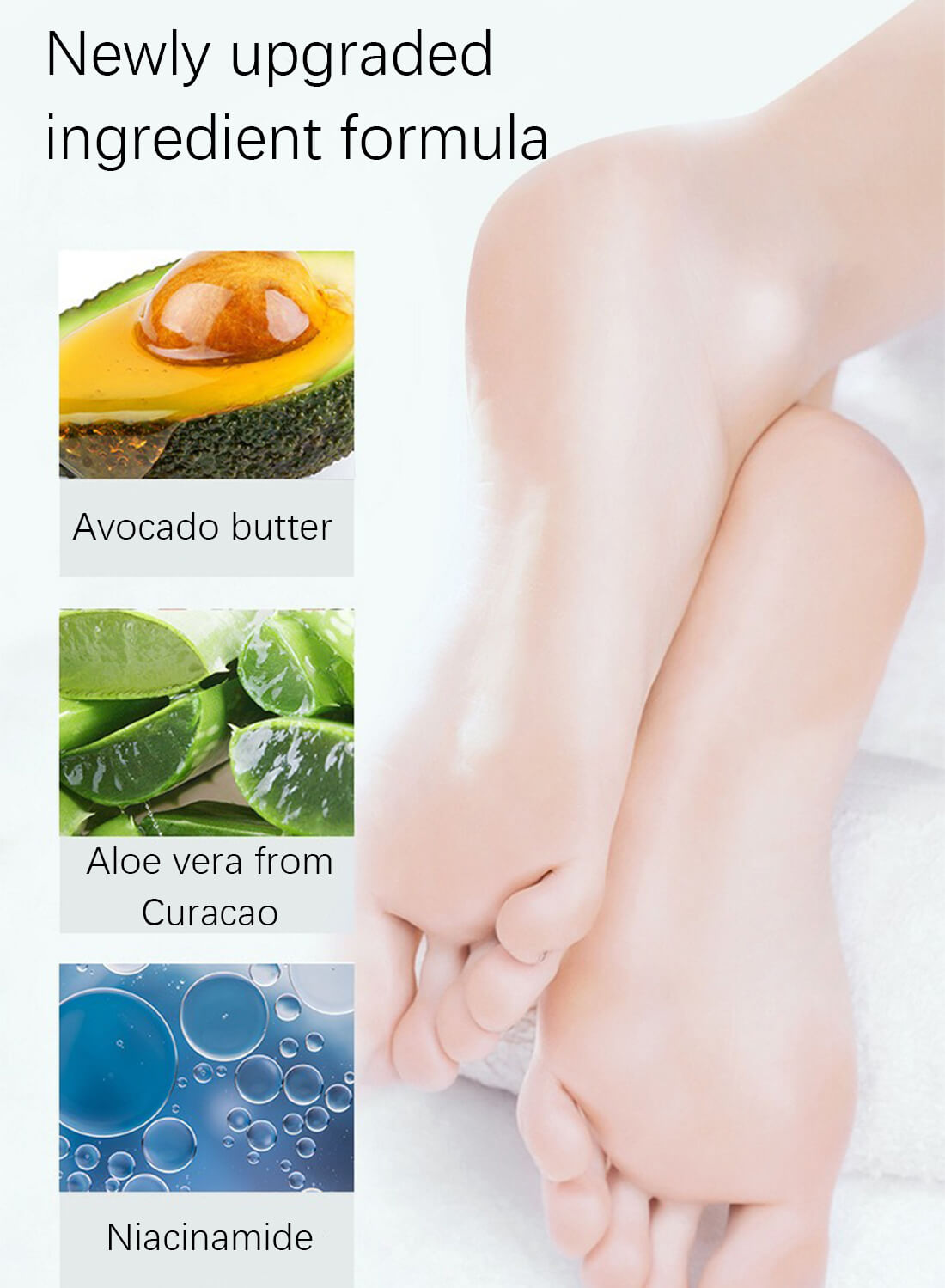 Bovine Colostrum Silky Smooth Moisturizing Foot Mask 40g/Pair