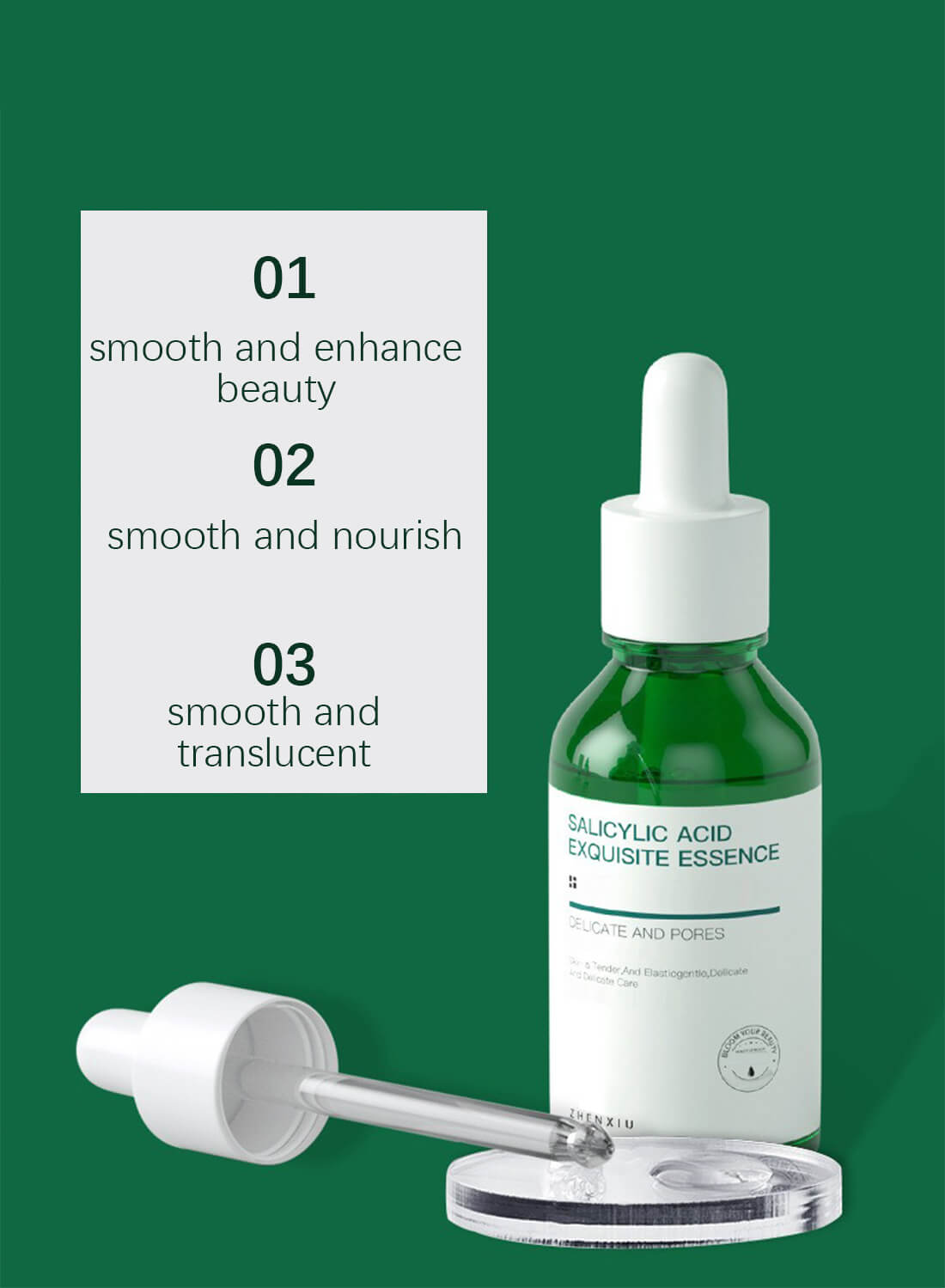 Salicylic Acid Exquisite Essence, Anti-Aging Facial Serum, Pore Minimizer Serum 30ml