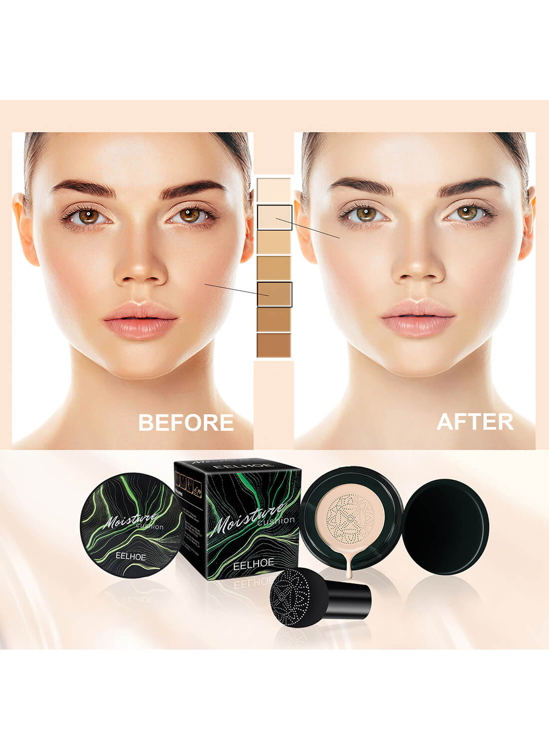 Mushroom Head Air Cushion BB Cream Makeup Foundation