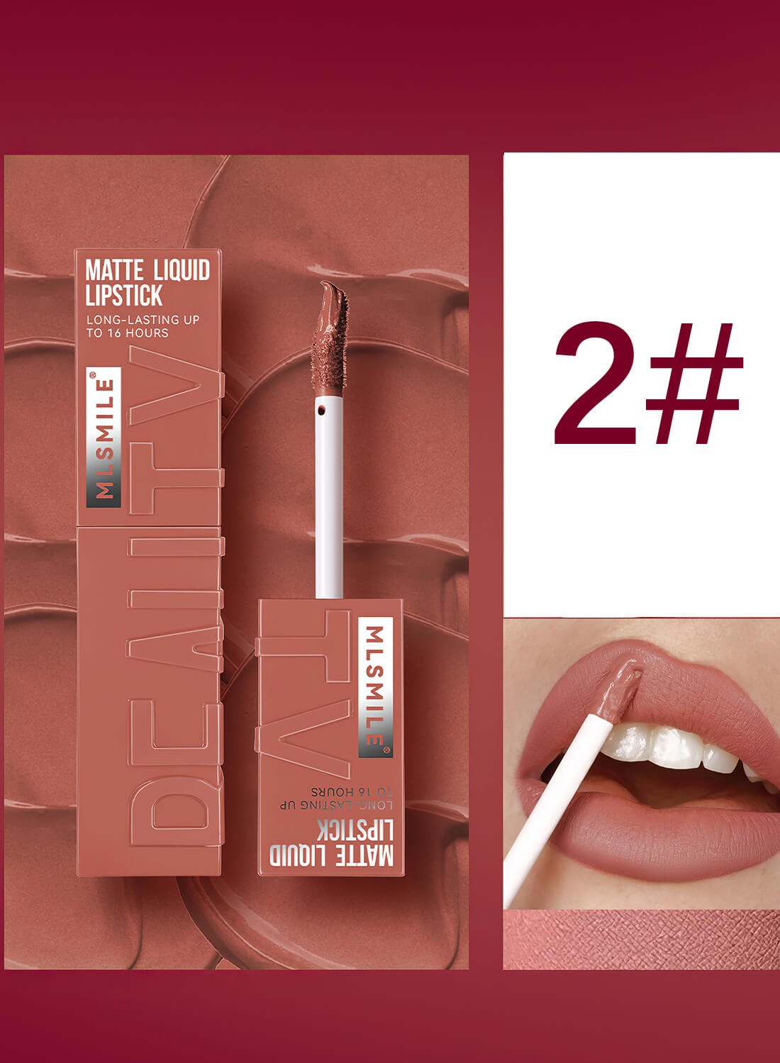 Matte Velvet Liquid Lipstick, Up to 16H Wear