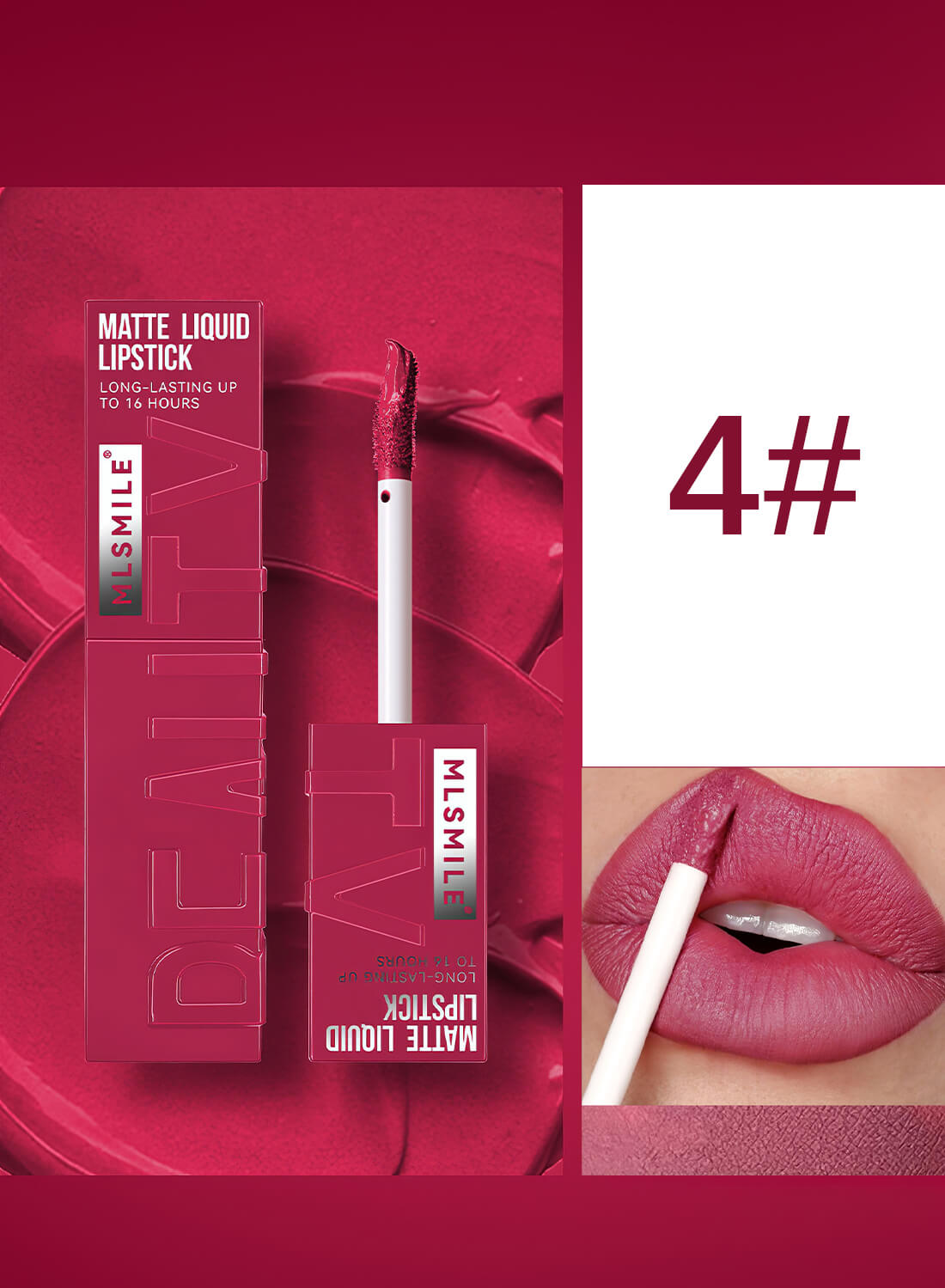 Matte Velvet Liquid Lipstick, Up to 16H Wear