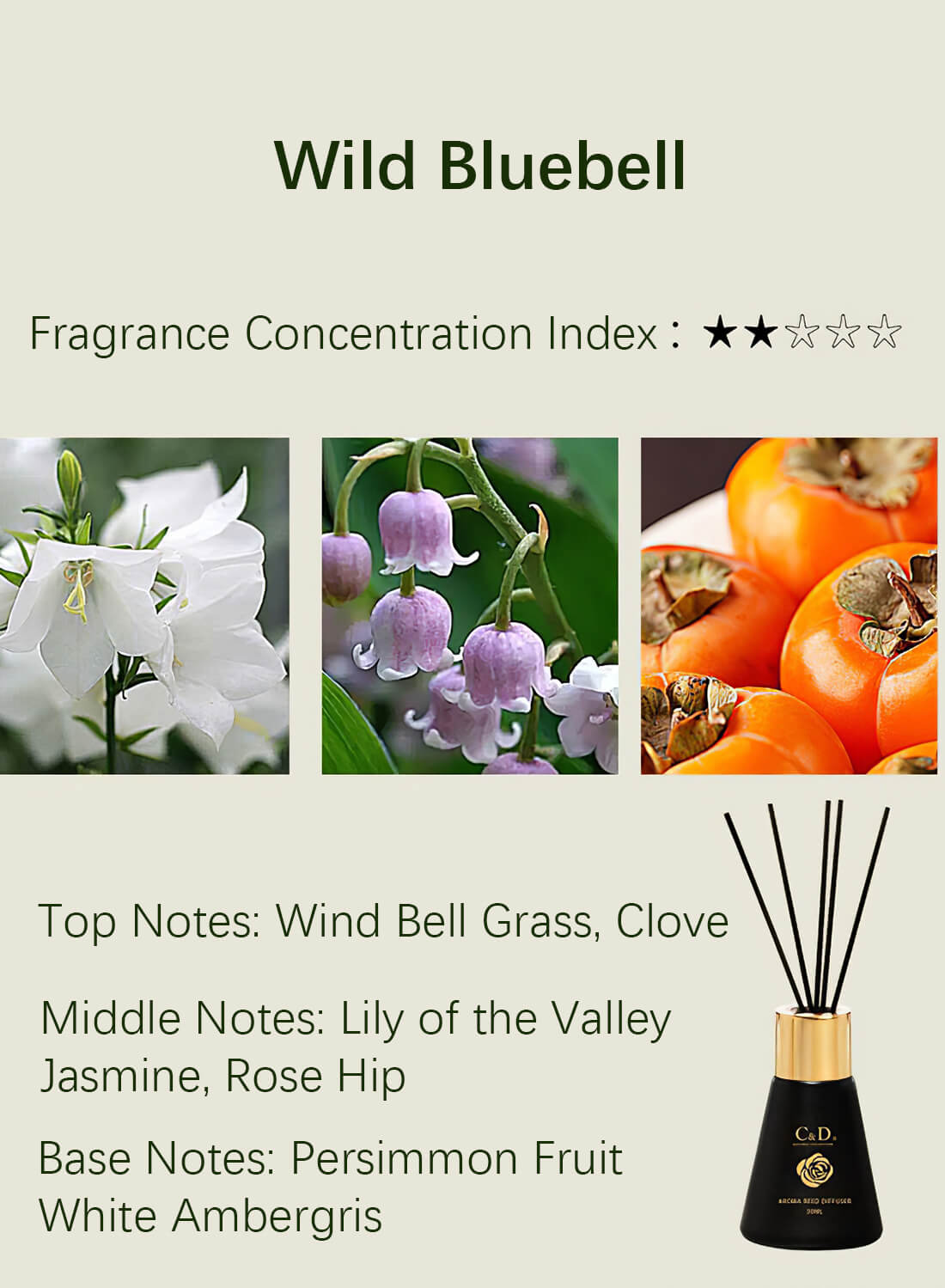 Reed Diffuser, Air Fresh Essential Oil Diffuser 30ml