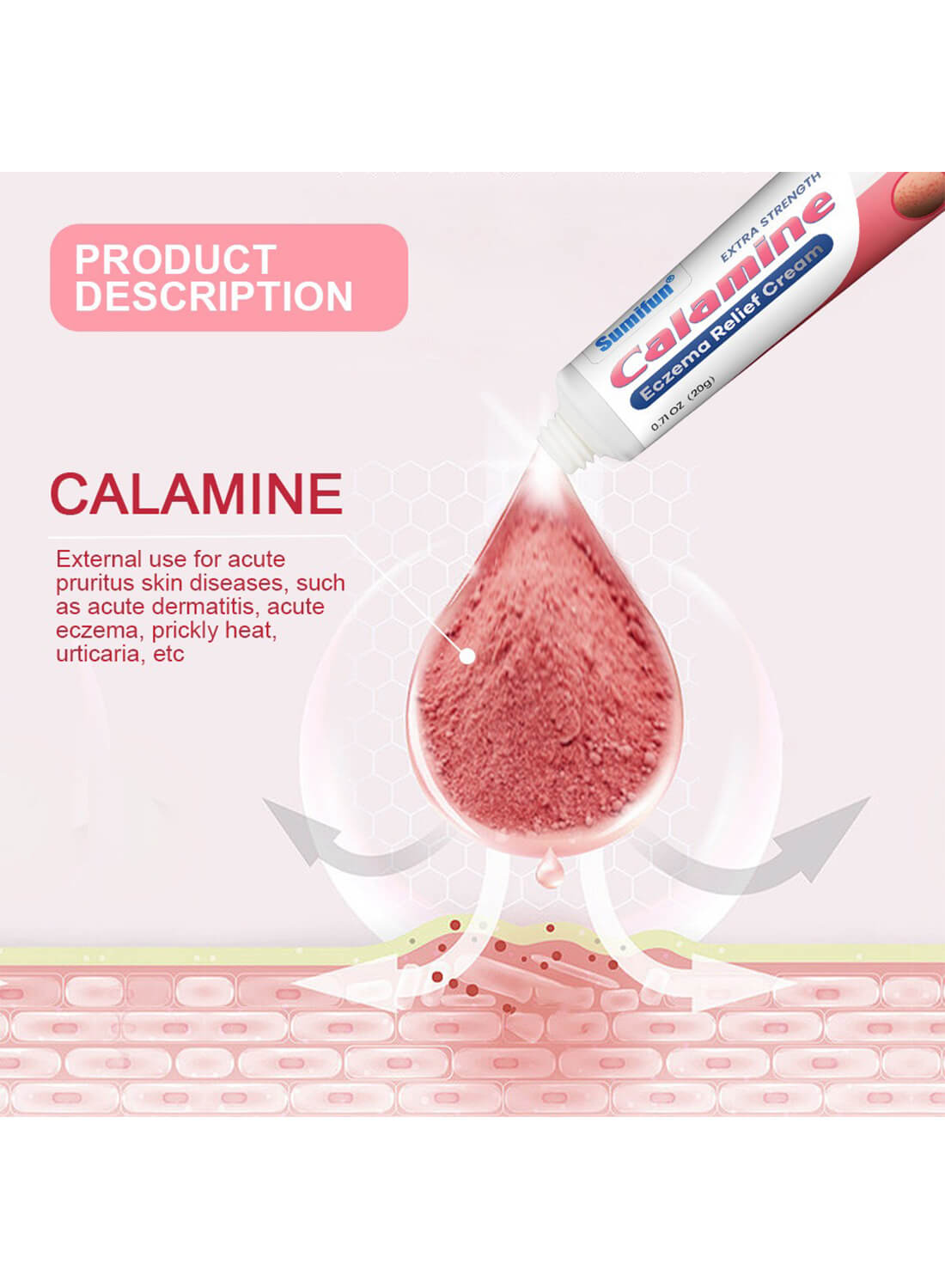 Calamine Eczema Relief Cream 20g