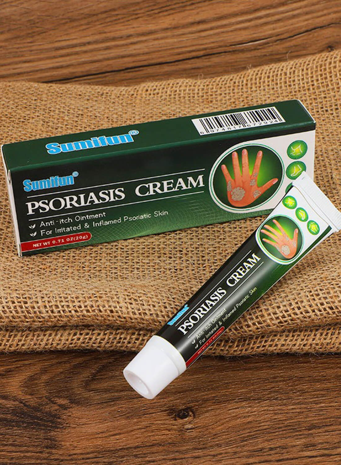 Psoriasis Cream, Anti-Itch Ointment 20g