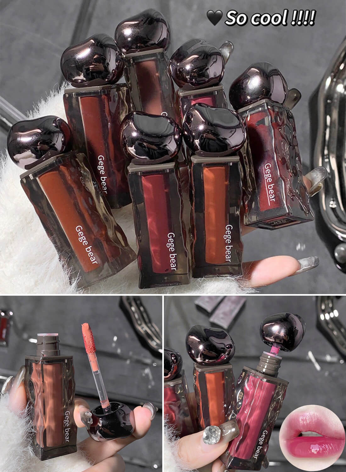 Lip Gloss, Mirror Glossy Ultra Hydrating Liquid Lipstick