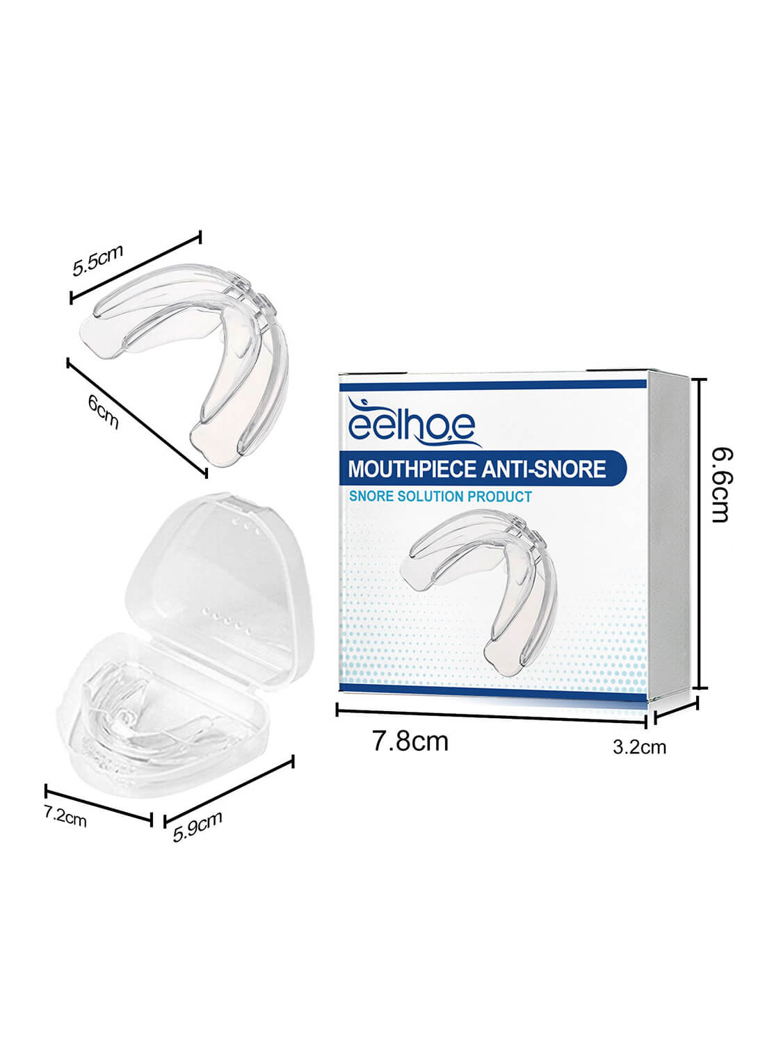 Anti-Snoring Device, Adjustable Anti-Snoring Mouth Guard for Unisex