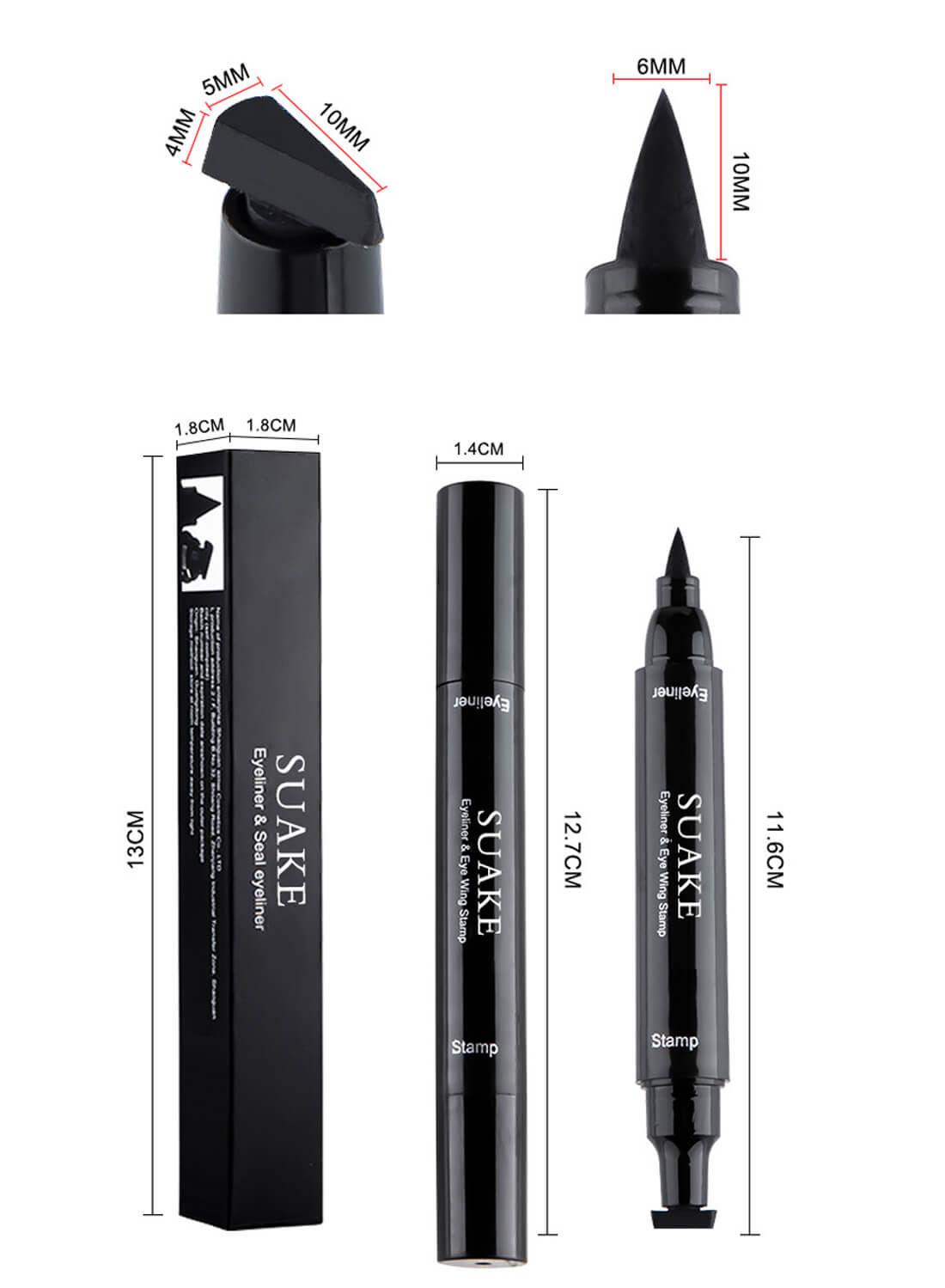 SUAKE Liquid Eyeliner Stamp Pencil for Women