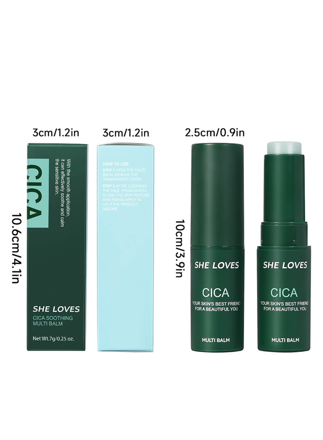 SHELOVES Cica Soothing Multi Balm