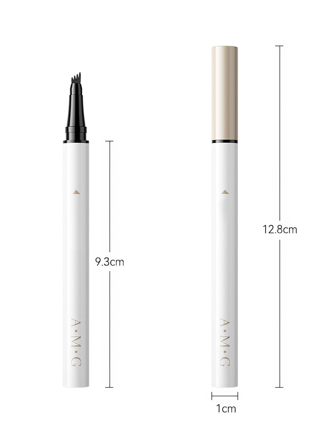 Eyebrow Pen with Micro-Fork Tip, 4 Tip Microblade Eyebrow Pen