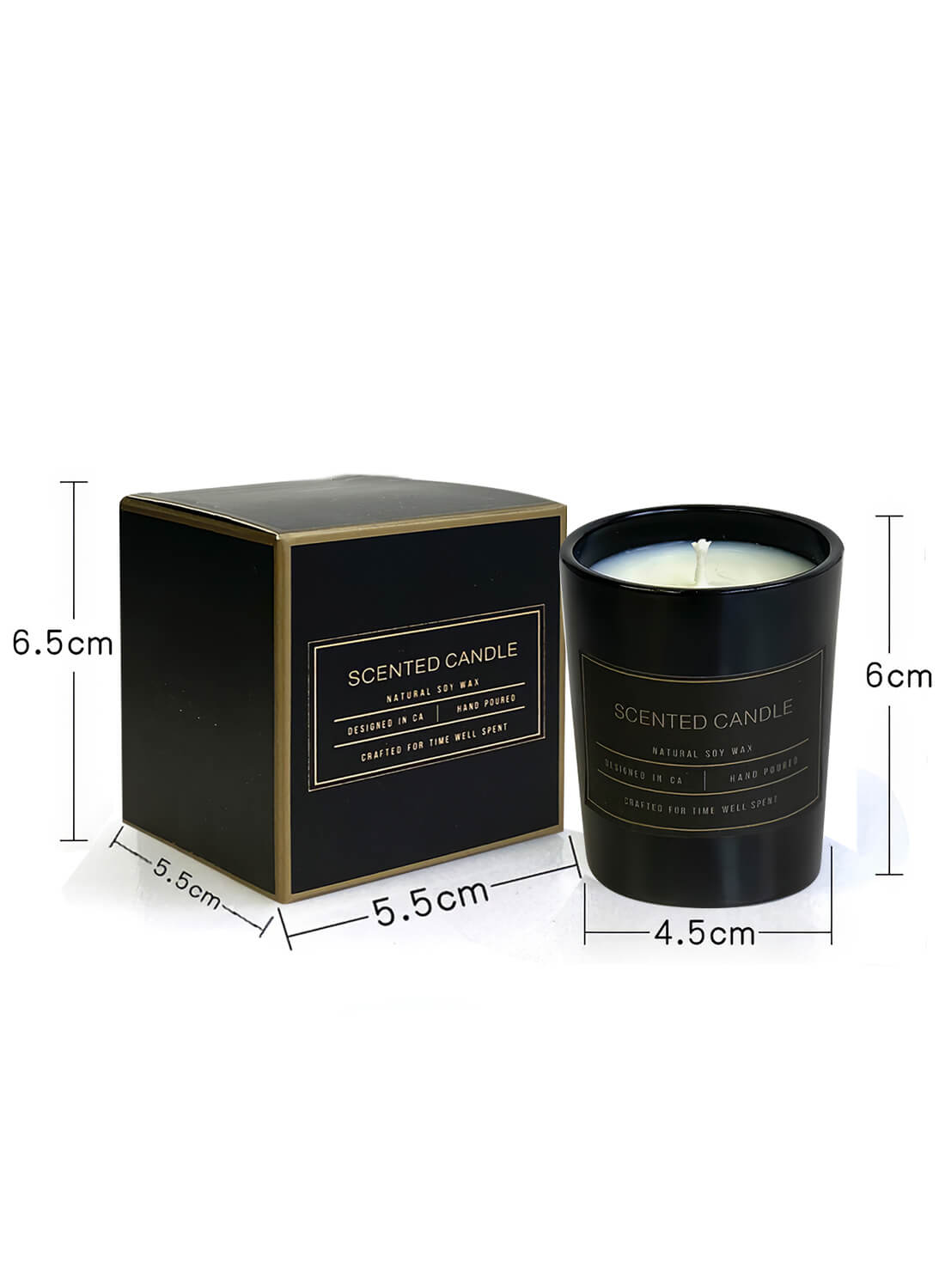 Scented Candles, Scented Soy Jar Candle 53g