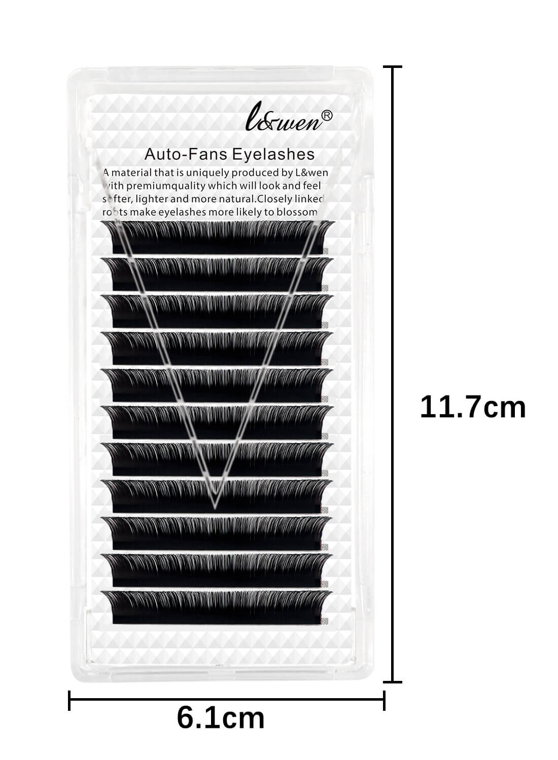 L&wen Auto Fans Fake False Eyelashes for Extension Grafting