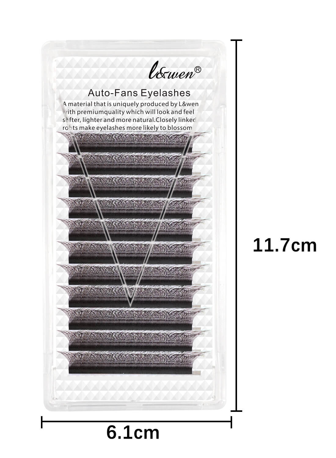 L&wen Auto Fans Fake False Eyelashes for Extension Grafting