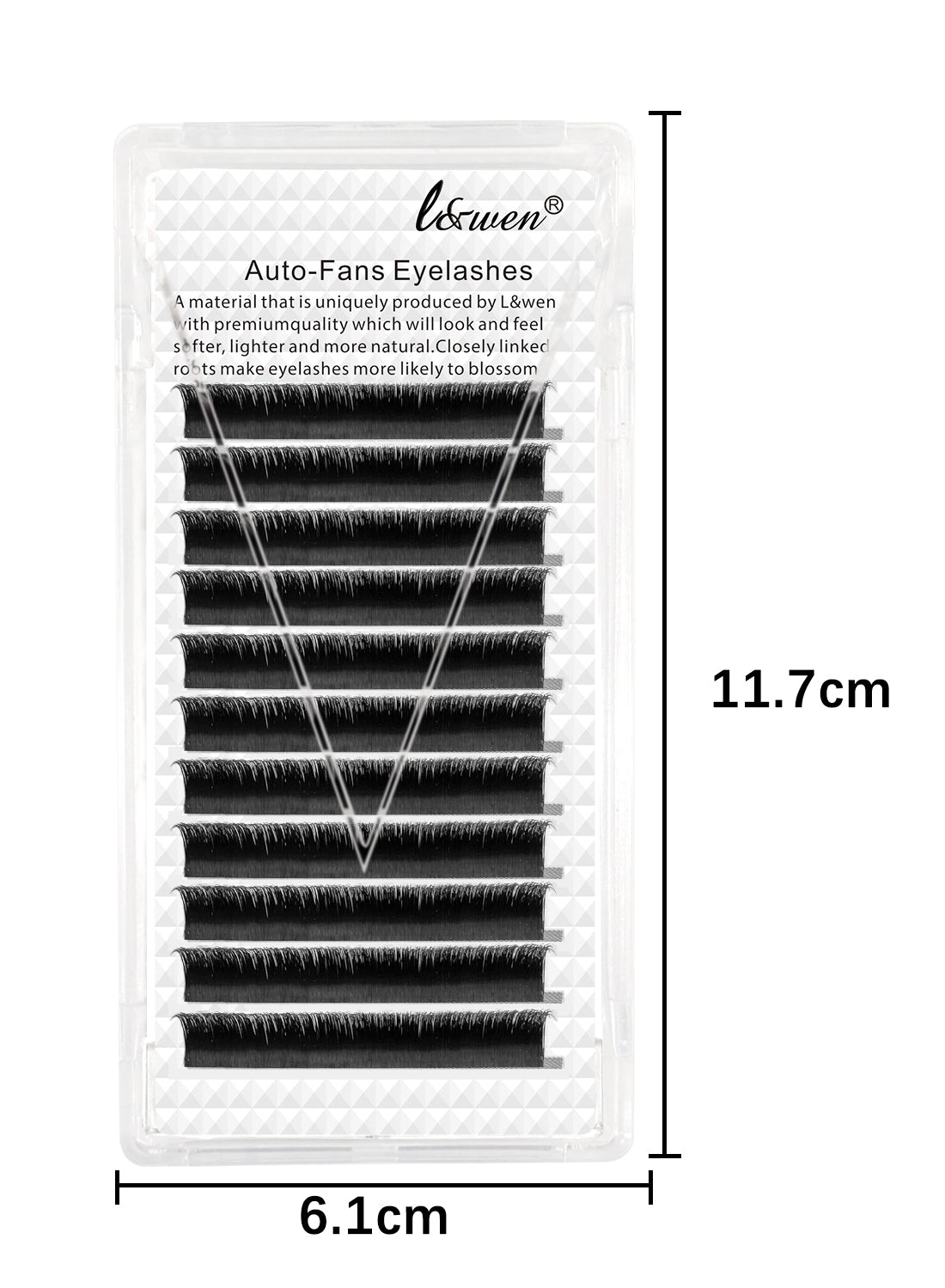 L&wen Auto Fans Fake False Eyelashes for Extension Grafting