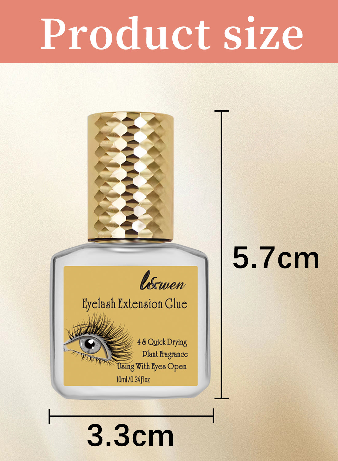 L&wen Eyelash Extension Glue Can Open Eyes 10ML